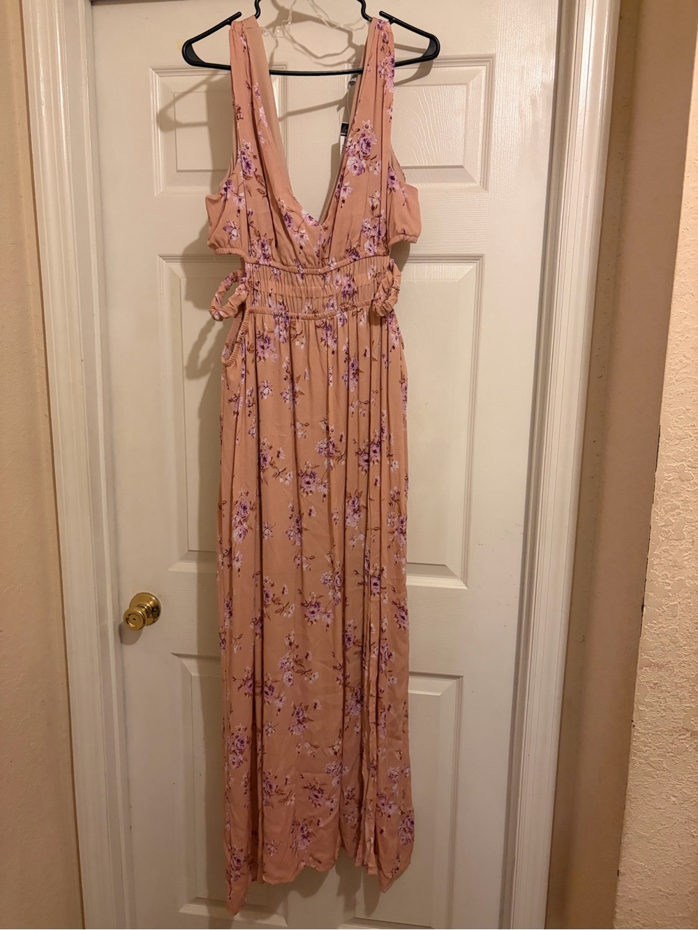 Rue 21 Women’s Size XXL Pink Floral Maxi Dress NWT